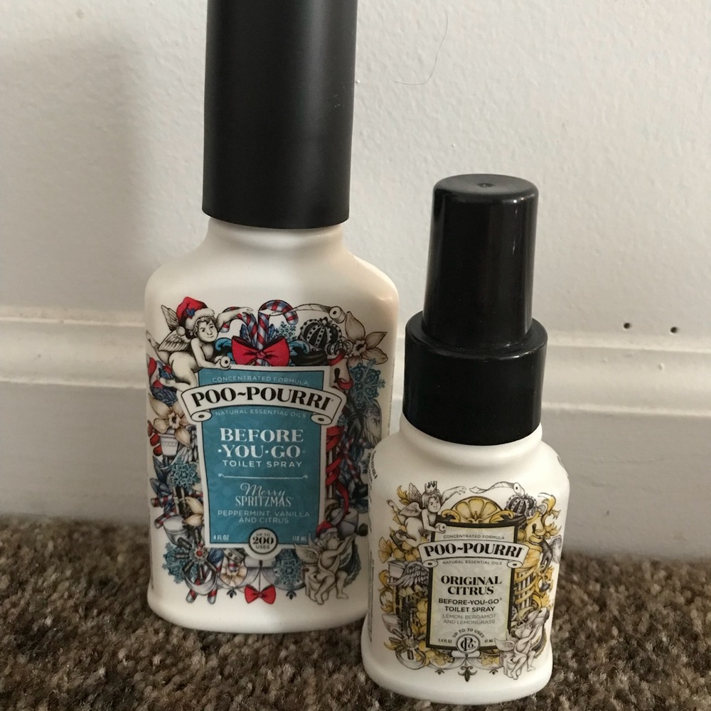 Poo-Pourri before you go spray